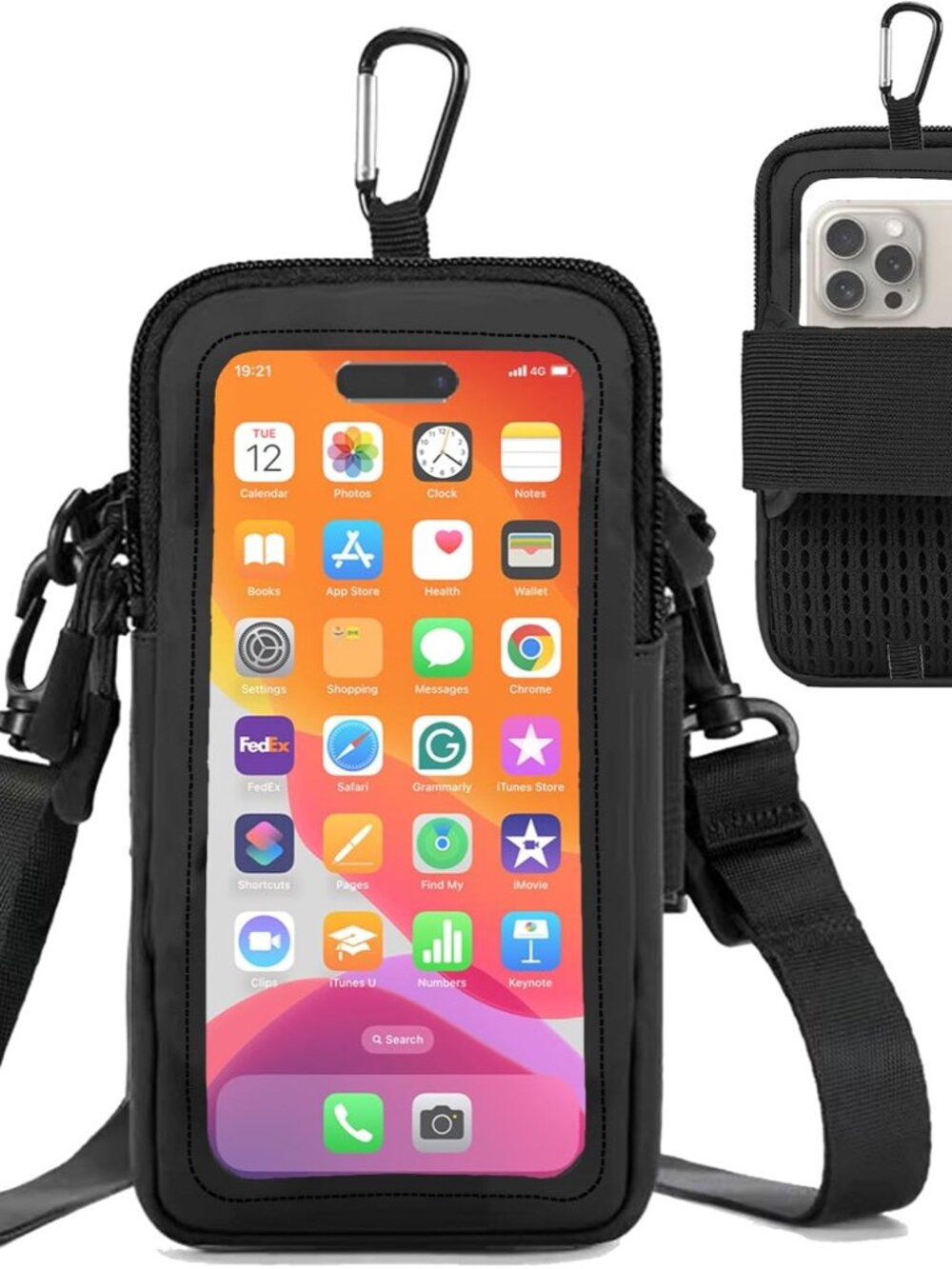 Phone Holder for Running, Walking, and Workout - Adjustable Arm Band Armband for